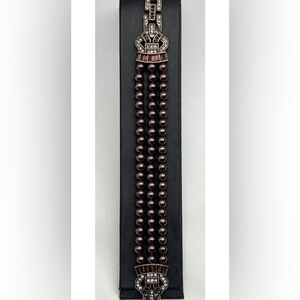 Heidi Daus Purple and Silver Bracelet